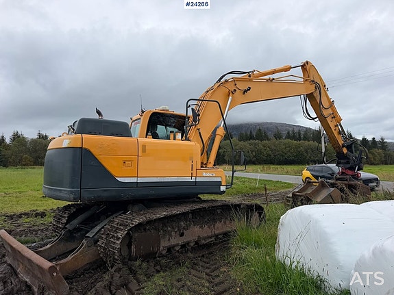 Hyundai Robex 160LC-9A m/ 2 skuffer og rototilt – Byttet understell! SE VIDEO 6 of 30