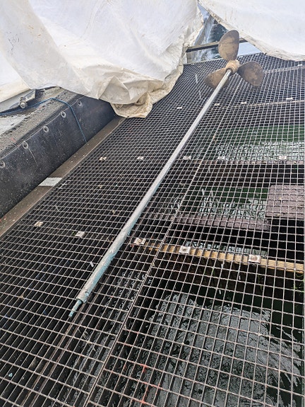 Akseltrekk på arbeidskatamaran