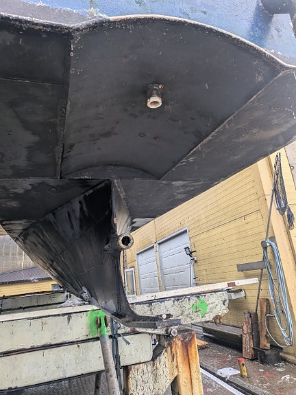 Akseltrekk på arbeidskatamaran