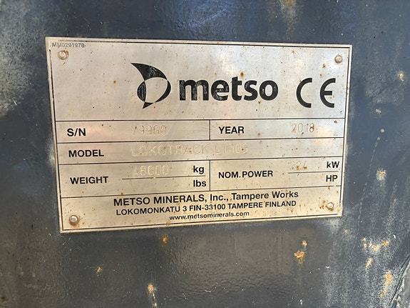Metso LT106 20 of 26