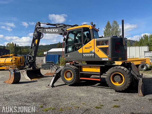 Volvo EWR150E hjulgraver - GPS - Rotortilt - 3 skuffer - Henger. 3 of 30