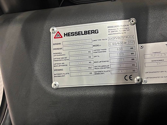 Linde E 60 10 of 10