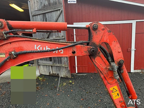 Kubota U17-3a Beltegraver m/ pusseskuffe. Spesialbygd for flytting med hellikopter. 19 of 29