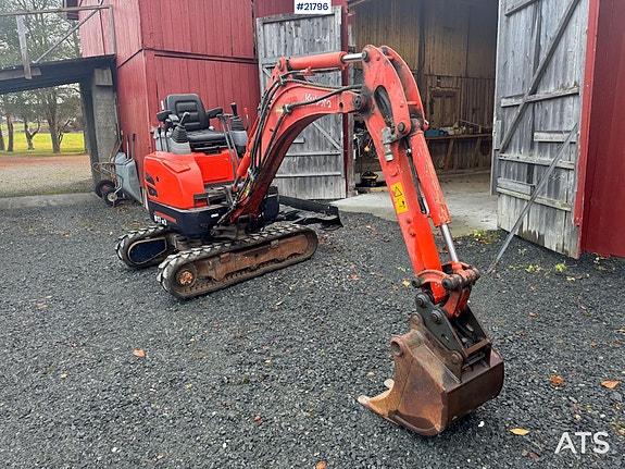 Kubota U17-3a Beltegraver m/ pusseskuffe. Spesialbygd for flytting med hellikopter. 5 of 29