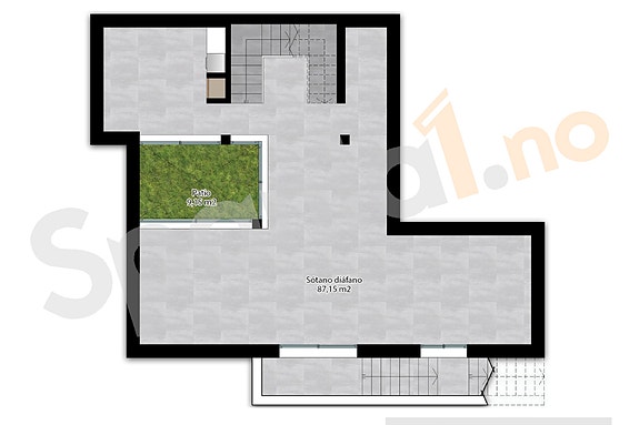 Plantegning underetasje