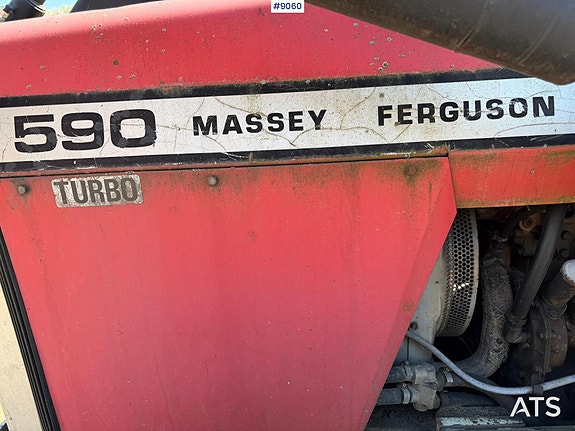 Massey Ferguson 590 Turbo - 4500 Timer 14 of 25