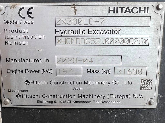 Hitachi ZX 300 -7 13 of 13