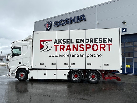 Scania Ny R660B6x2NB- 2022 Bussbygg skap og 2022 Bussbygg henger, aggregat og sideåpning 7 of 26