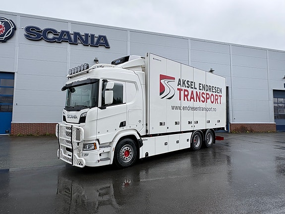 Scania Ny R660B6x2NB- 2022 Bussbygg skap og 2022 Bussbygg henger, aggregat og sideåpning 2 of 26