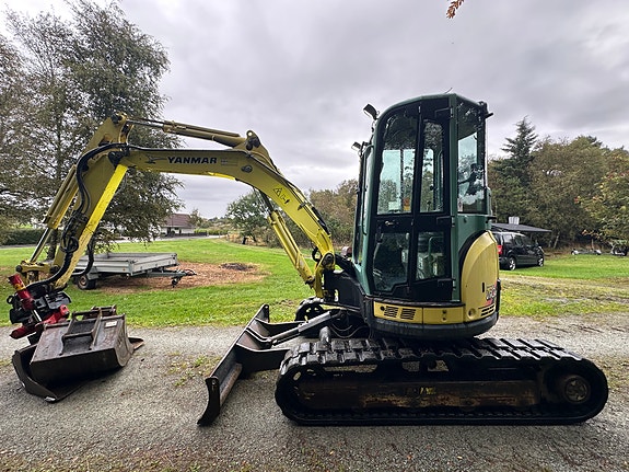 Yanmar VIO50-U - ROTOTILT - 3 SKUFFER - LAVT TIMETALL 4 of 30