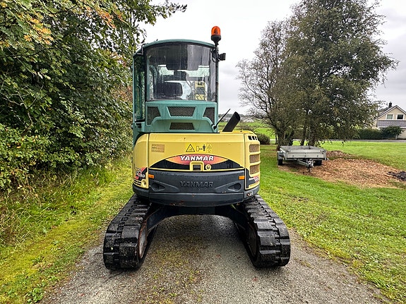 Yanmar VIO50-U - ROTOTILT - 3 SKUFFER - LAVT TIMETALL 10 of 30