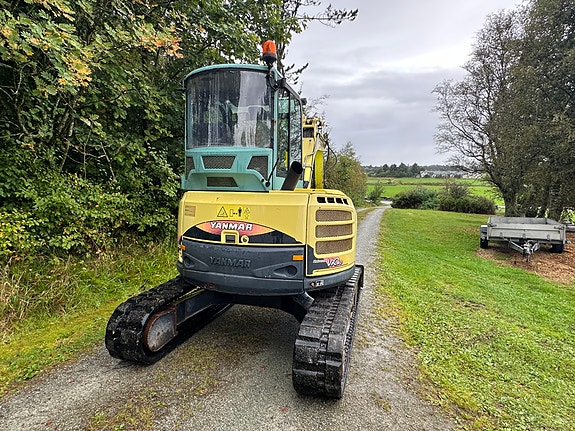 Yanmar VIO50-U - ROTOTILT - 3 SKUFFER - LAVT TIMETALL 9 of 30