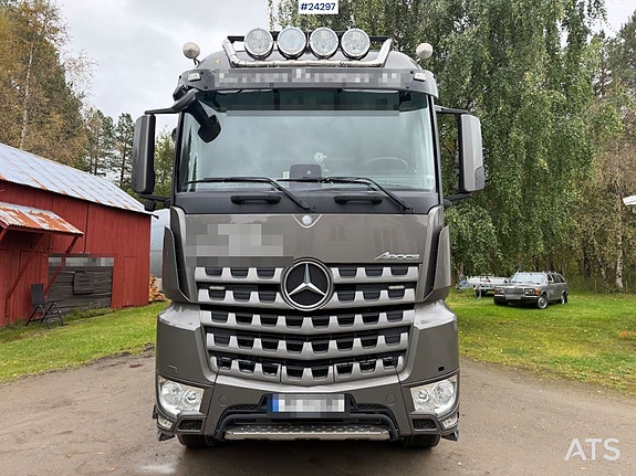 Mercedes-Benz Arocs 3663 8x4 tippbil m/ GEAB avlastning. SE VIDEO 3 of 30