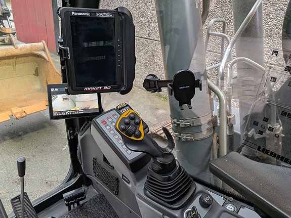 Liebherr R 930 INK. MAKIN 3D GPS | ROTORTILT | KUN 4350 T | SKUFFER 30 of 30