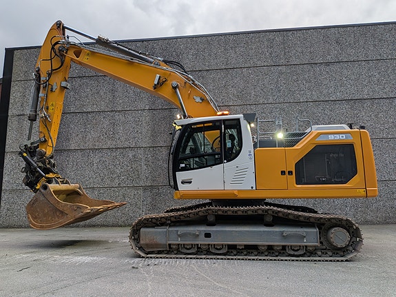 Liebherr R 930 INK. MAKIN 3D GPS | ROTORTILT | KUN 4350 T | SKUFFER 2 of 30
