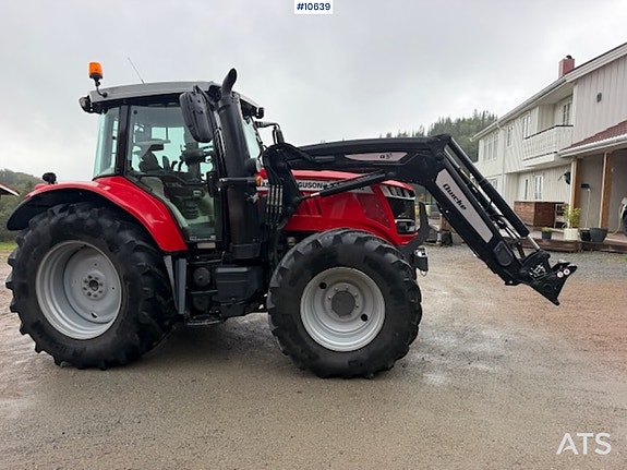 Massey Ferguson 2019 6714S 4X4 Traktor med frontlaster med 3.funksjon 9 of 30