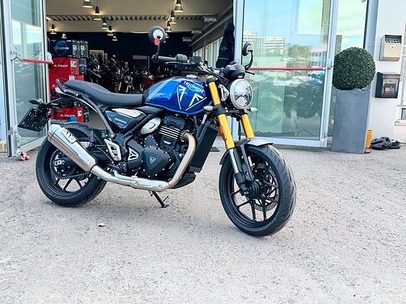 Triumph Speed 400 Caspian Blue Kampanje 9 of 10