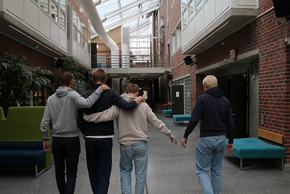 Elever Bodin VGS. Foto: K. Solbakken.