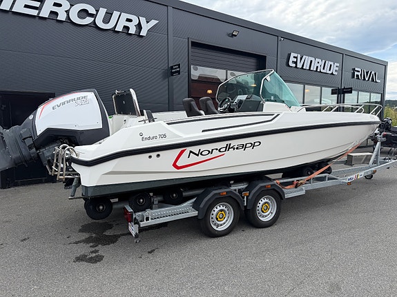Nordkapp 705 Enduro - Evinrude G2 250 HO - Baugpropell og ankervinsj 2 of 18