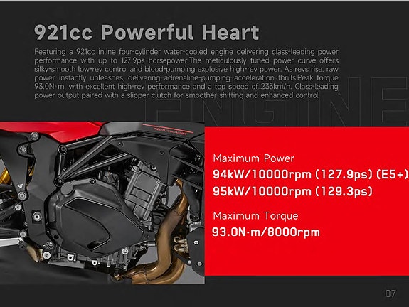 QJ Motor SRK 921 MV Agusta motor+design/Cruise/TPMS/Quickshift/4 25 of 30