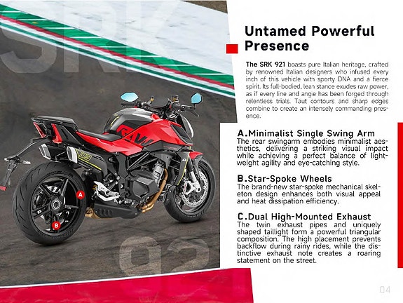 QJ Motor SRK 921 MV Agusta motor+design/Cruise/TPMS/Quickshift/4 22 of 30