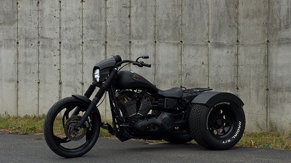Harley-Davidson Dyna Custom Frankenstein Trike/LED/Revers/Må ses/KL A/B 2 of 15