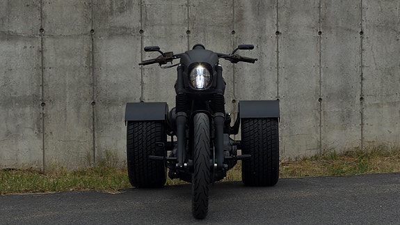 Harley-Davidson Dyna Custom Frankenstein Trike/LED/Revers/Må ses/KL A/B 7 of 15