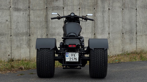 Harley-Davidson Dyna Custom Frankenstein Trike/LED/Revers/Må ses/KL A/B 9 of 15