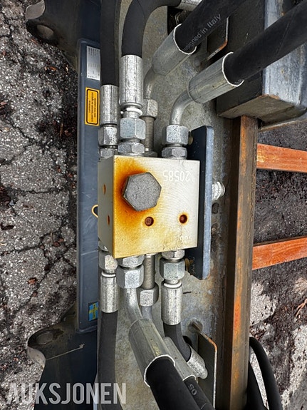 Andre Drivex GHH2200SC Pallegafler - BM feste - kapasitet 9900 kg - Hydraulisk bredding og sideforskyvning 9 of 17