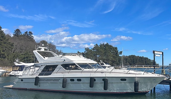1991 Princess 55 Fly 3 Cabiner + Crewcabin 2 X VP Tamd 122 480 Hk 14 of 14