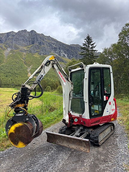Takeuchi TB216 med rotortilt / 3 skoffer / 3000 timer 3 of 13