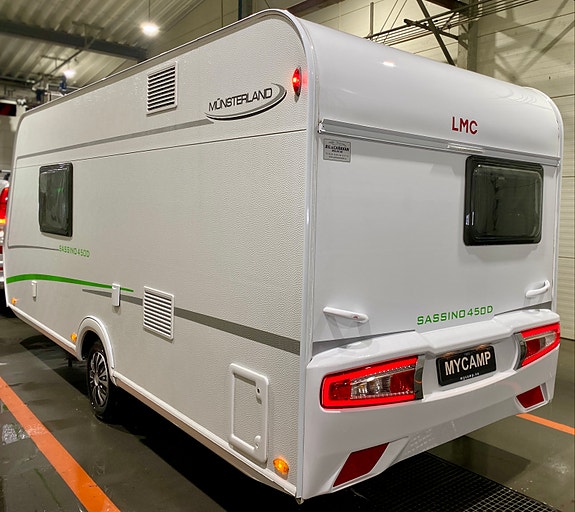 LMC/Münsterland Sassino 450 D | Fukt- og gasstest | Markise | Batteripakke | Lav egenvekt | Stor nyttelast 12 of 30
