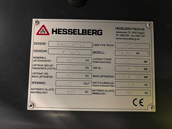 Linde E 45/600 H 6 of 6