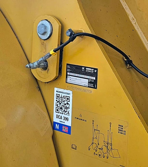 Cat 972MXE, 2020 mod, 15083 timer, vekt, Sentralsmøring, Ny sertifisering 14 of 30