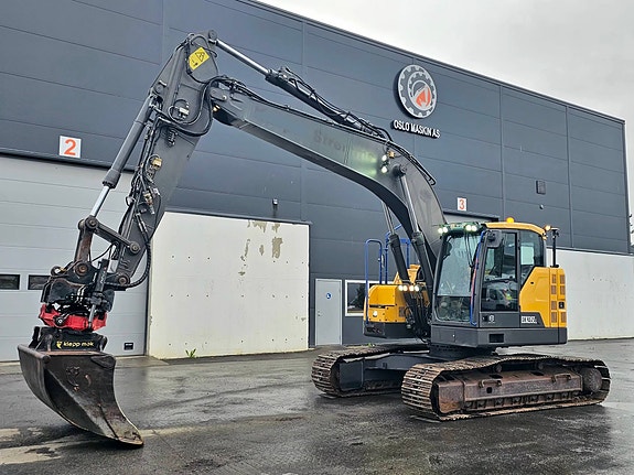 Volvo ECR235 EL, 2016 Mod, 8052 timer, Rototilt, Topcon GPS, Sentralsmøring, Nylig service og sertifisering. 2 of 30