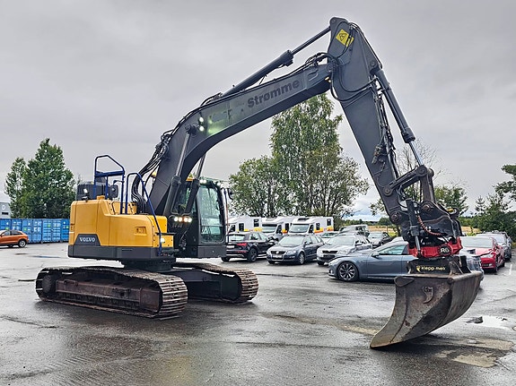 Volvo ECR235 EL, 2016 Mod, 8052 timer, Rototilt, Topcon GPS, Sentralsmøring, Nylig service og sertifisering. 8 of 30