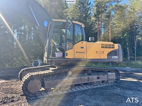 Volvo EC290CL Gravemaskin m/ Rototilt og 2 skuffer. SE VIDEO 14 of 30