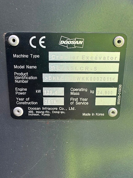 Doosan 235 LCR 8 of 10