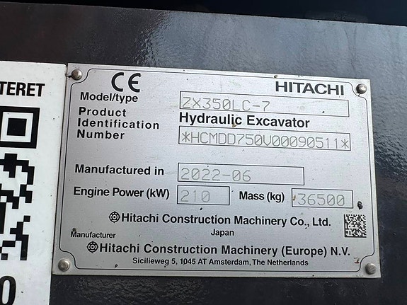 Hitachi ZX 350 LC-7 14 of 17
