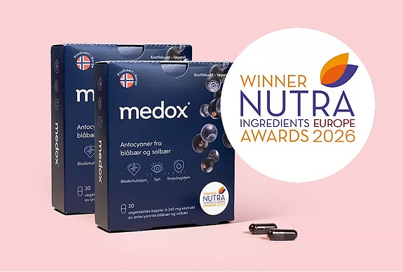Medox® er vinner av NutraIngredients Europe Awards 2026 - Healthspan.