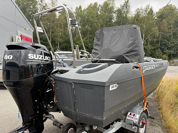 2018 Pioner Multi III m/ 2025 Suzuki 80 og BK PM 1219T Båthenger 2 of 7
