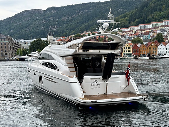 Princess  P58, D12 800, Hold trøstere, Nyere navi, senterlugar. To ankervinsjer. 7 of 30