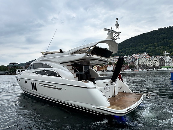 Princess  P58, D12 800, Hold trøstere, Nyere navi, senterlugar. To ankervinsjer. 9 of 30