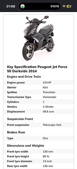 Peugeot Jet Force 3 of 9