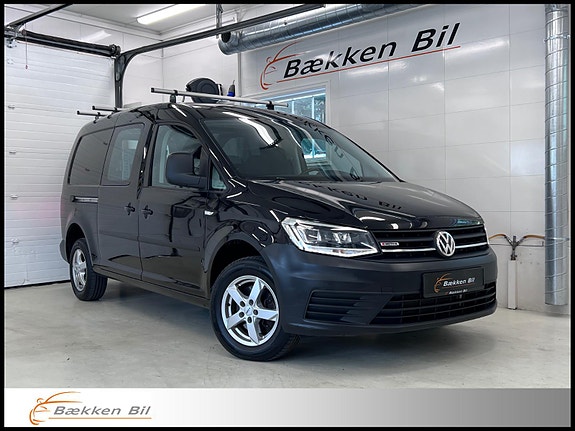 Bruktbil til salgs: Volkswagen Caddy Maxi - 2020 - Svart - 122 hk