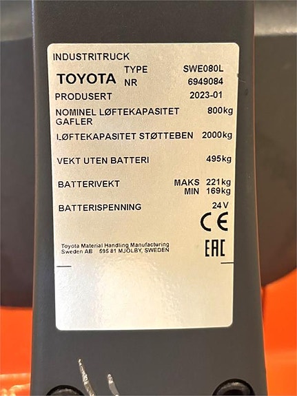 Toyota SWE080L 4 of 4