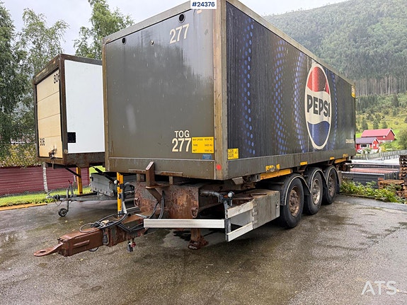 Närko NCP 3-akslet container chassi 2 of 20