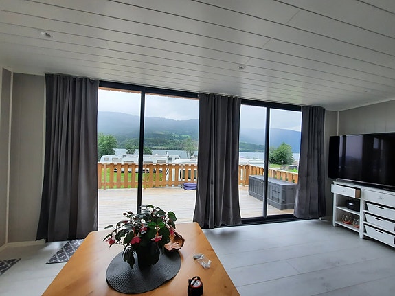 T.E. Caravan Tec Travel King med nytt spikertelt og fast plass på Mageli Camping 5 of 13