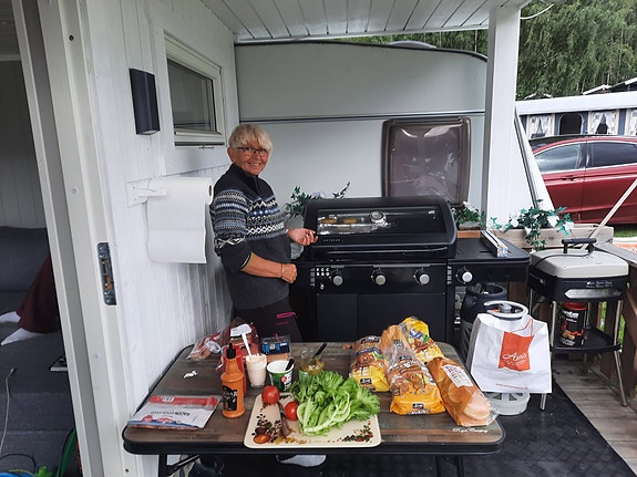 T.E. Caravan Tec Travel King med nytt spikertelt og fast plass på Mageli Camping 4 of 13