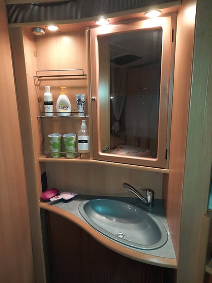 T.E. Caravan Tec Travel King med nytt spikertelt og fast plass på Mageli Camping 13 of 13